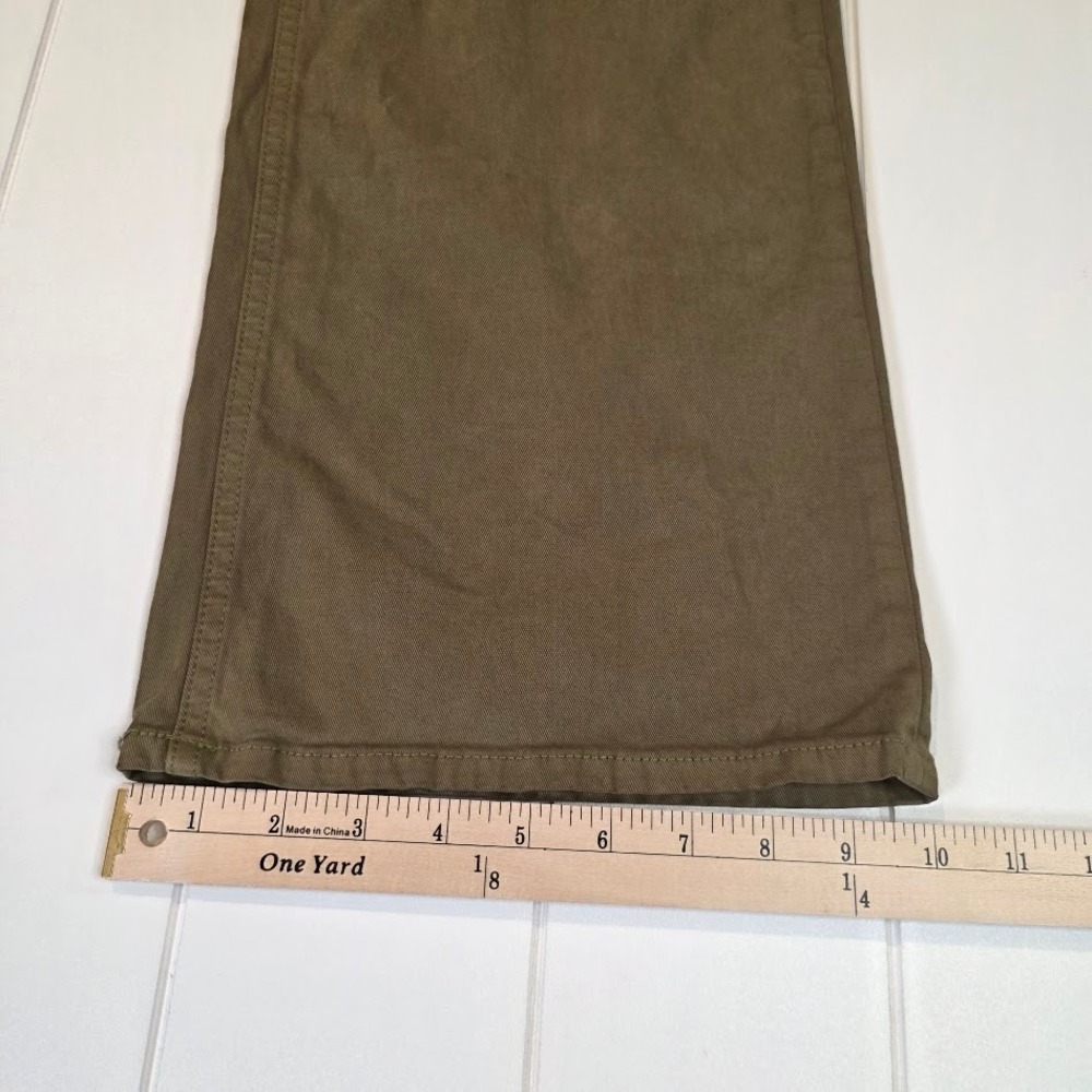 Madewell Emmet Olive Green Wide Leg Trousers - Picture 11 of 11